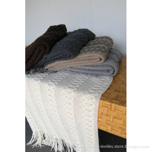 Hf22362 Warp Knitted Throw